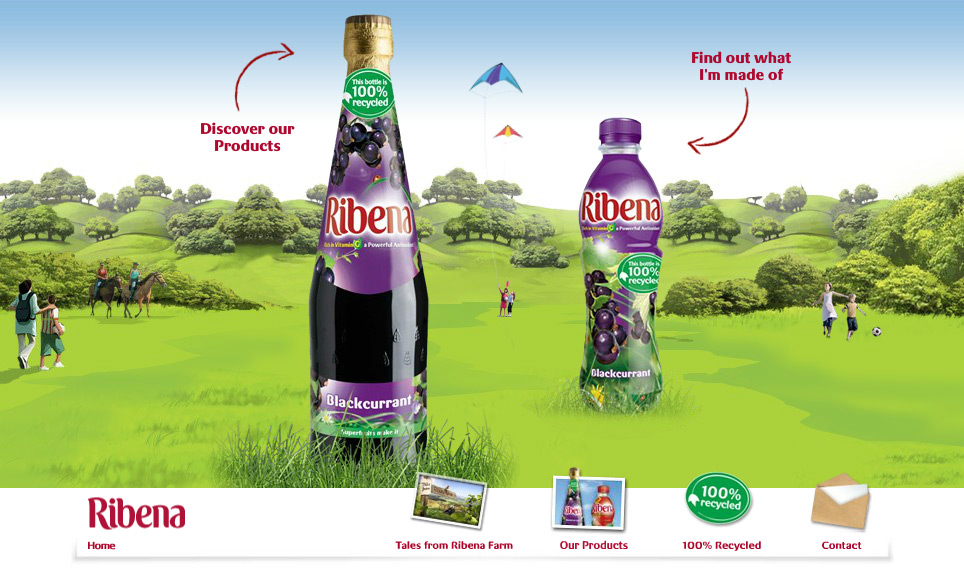 Ribena.co.uk - Flash website using Gaia Framework