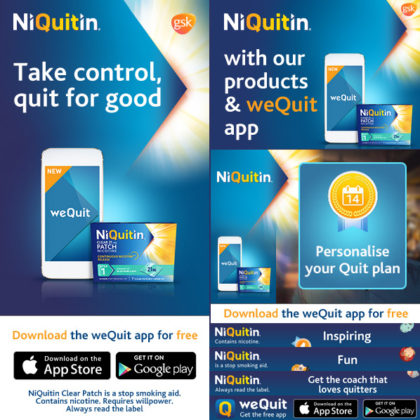 Niquitin - HTML5 Banners